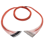 [TCM-BSCST12M1-30] Tconnect Plenum Breakout 12 Fiber SC-ST Multimode 62.5/125µm (OM1) 30m